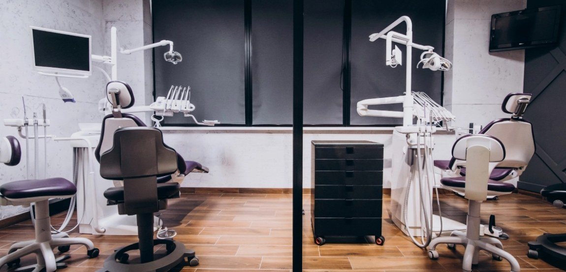 Two dental treatment chairs at Dizon Dental Aesthetics